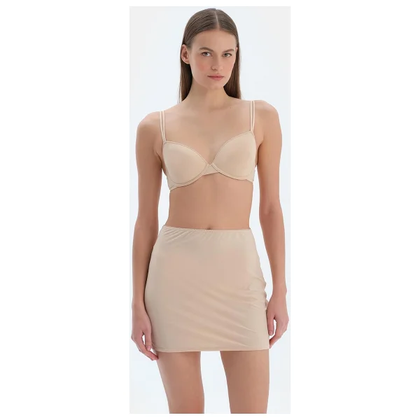 Dagi Kadın 4016kc Mini Jupon, Örme, Ten, XL - Görsel 4