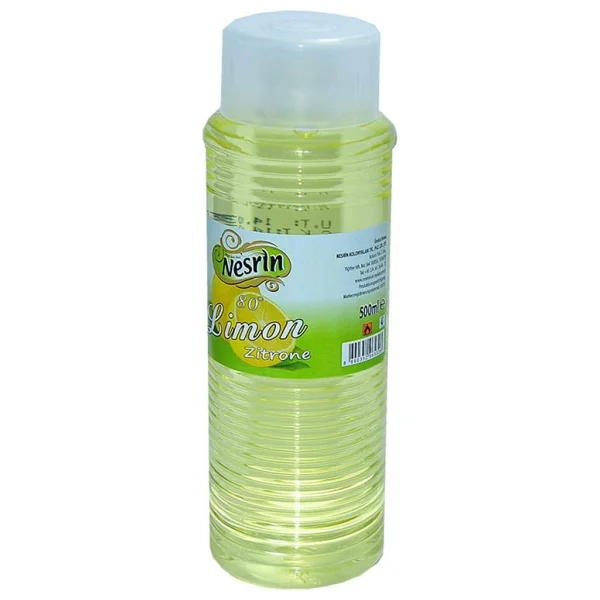 Nesrin Limon 80 Derece 500 ml Pet Şişe Kolonya - Görsel 3