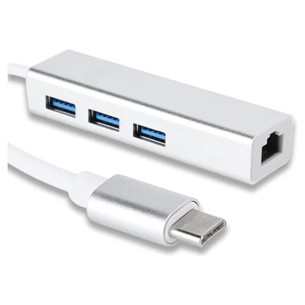 Coverzone Type-C Hub Ethernet Hdmi USB Aktarım Hızı USB C Hub 5 İn 1 USB Çoğaltıcı Hub C Rj45+ 4K Hdmı Uyumlu + 2 USB + 87w Pd Adaptörü Macbooc iPhone 15 Uyumlu - Görsel 9