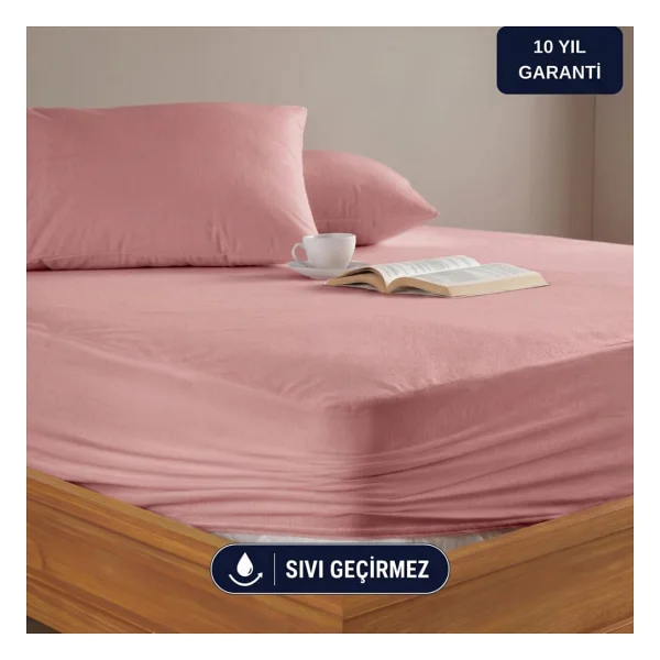 FORMEYA Gri Sıvı Geçirmez Alez - Tek-Çift Kişilik Alez - Mikrofiber Kumaş - Fitted(Yatağı Saran) Alez - Yatak Koruyucu Alez-Çarşaf(150x200) - Görsel 7