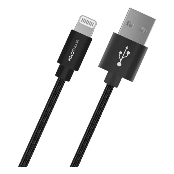 PoloSmart PSM06 1 m Lightning to USB Hızlı Şarj Kablosu - Görsel 4