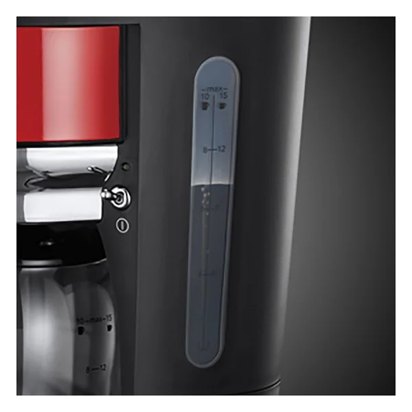 Russell Hobbs 21700-56 Retro Ribbon Filtre Kahve Makinesi Kırmızı - Görsel 4