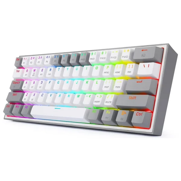 Redragon K616 Fizz Pro RGB Red Switch Kablolu/Kablosuz Mekanik Oyuncu Klavyesi - Görsel 2