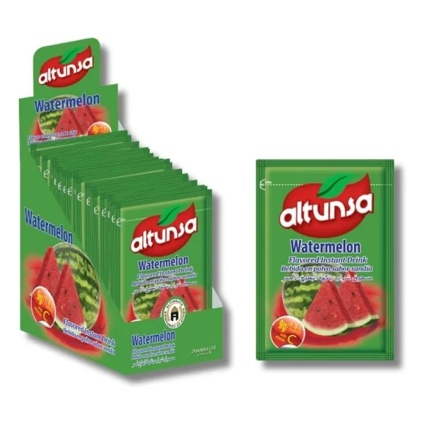 Altunsa Karpuz Aromalı Toz İçecek 9 gr 24'lü - Görsel 2
