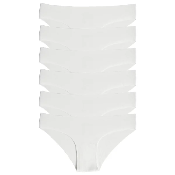 ALYA UNDERWEAR Basic Lazer Kesim Kadın Bikini Külot Dikişsiz Kadın Slip - Ultra Esnek ve Rahat 6'lı Paket A08 M - Görsel 6