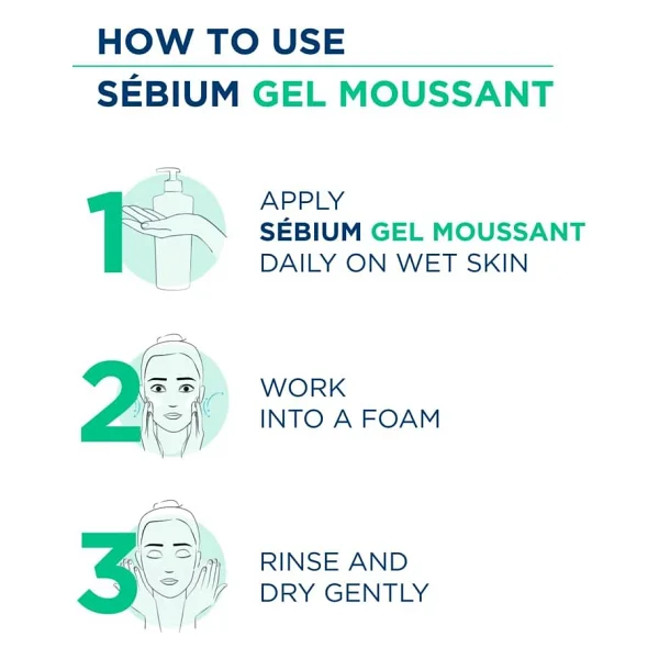 Bioderma Sebium Foaming Gel 200 Ml Yüz Temizleme Jeli - Görsel 4