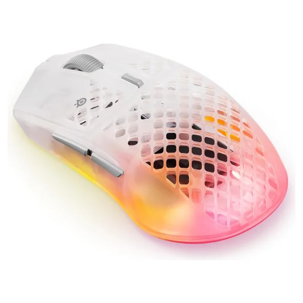 Steelseries Aerox 3 Wireless Gen 2 4K Ghost RGB Şarjlı Ergonomik Optik Kablosuz Oyuncu Mouse - Görsel 6