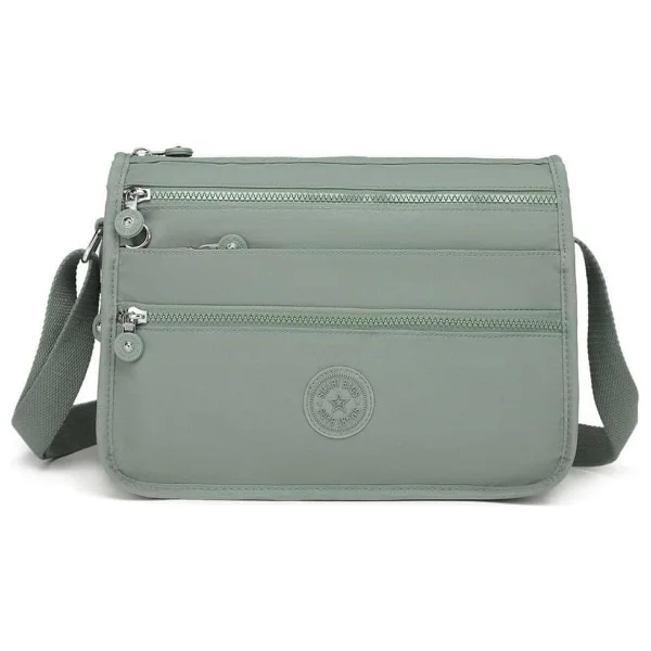 Smart Bags Krinkıl Kumaş Postacı Çantası 1128 (A.Gri) - Görsel 10