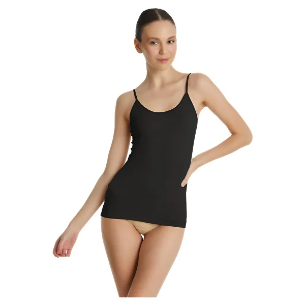 Blackspade Kadın İnce Askılı Atlet Essential 1951 (Beyaz, 3XL) - Görsel 5