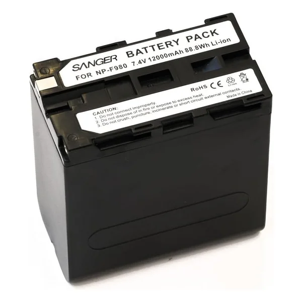 Sanger NP-F980 12000mah Sony Kamera Batarya - Görsel 5