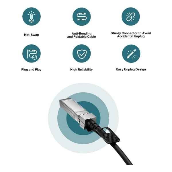 Tp-Link Tl-Sm5220-1m 1 M Sfp Kablo - Görsel 6