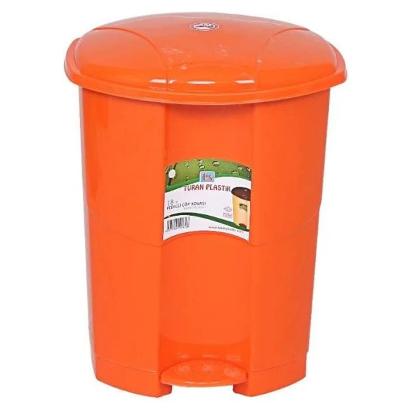 Smartware 18 Lt Pedallı Çöp Kovası (10191) Beyaz - Görsel 3