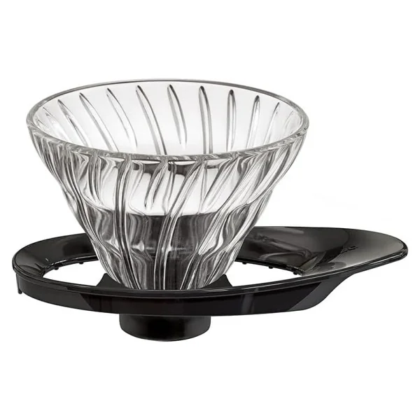 Hario V60 02 Dripper (Siyah Cam) - Görsel 10