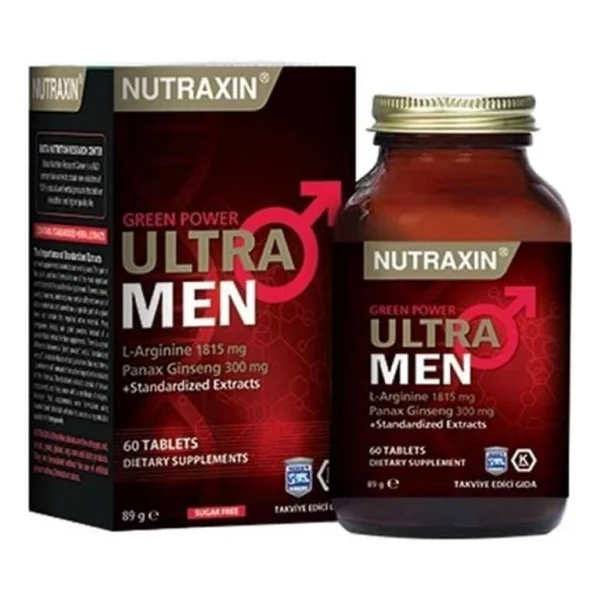 Nutraxin Ultra Men 60 Tablet - Görsel 3