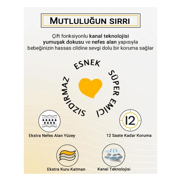 Paddlers Protection 6 Numara X Large 128'li Bebek Bezi - Görsel 2