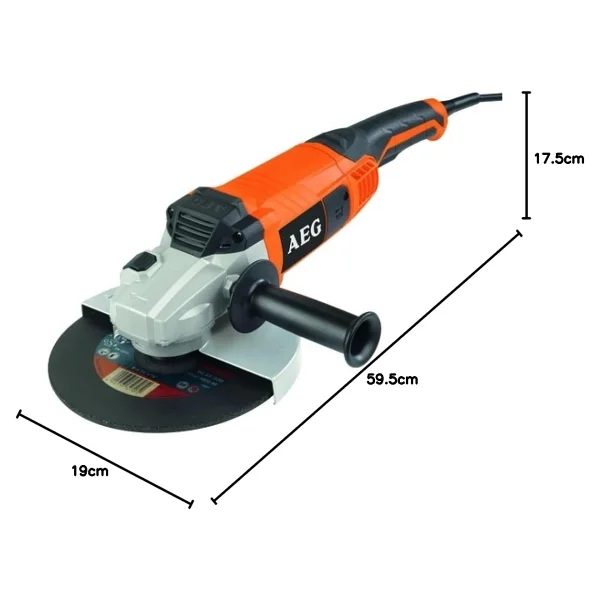 Aeg Ws 2200-230 2200 W 230 Mm Büyük Taşlama Makinesi - Görsel 5