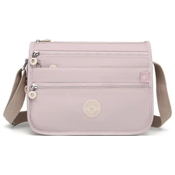 Smart Bags Krinkıl Kumaş Postacı Çantası 1128 (A.Gri) - Görsel 5