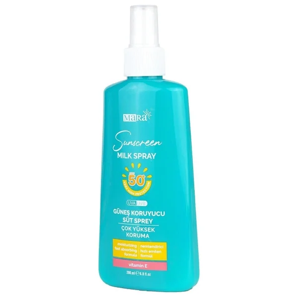 Mara Çok Yüksek Koruma Güneş Koruyucu Süt Sprey Spf 50+ 200 ml - Görsel 3