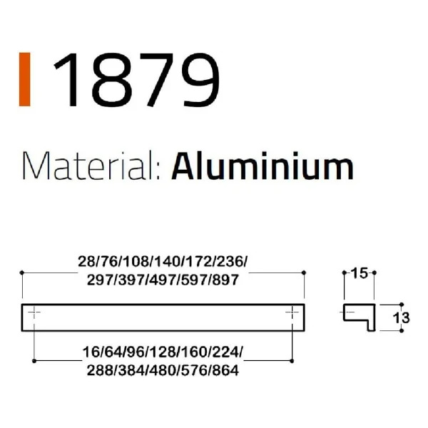 System Modern Kulp Antik Renk 96 mm - Görsel 2