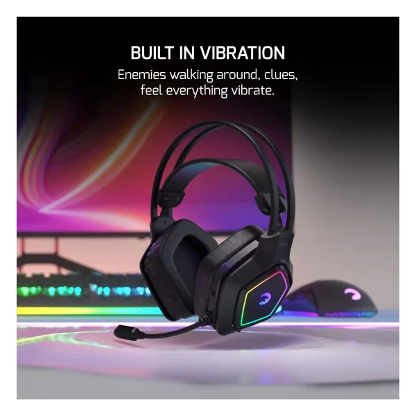 Gamepower Mihawk RGB 7.1 USB Kablolu Kulak Üstü Oyuncu Kulaklığı - Görsel 4