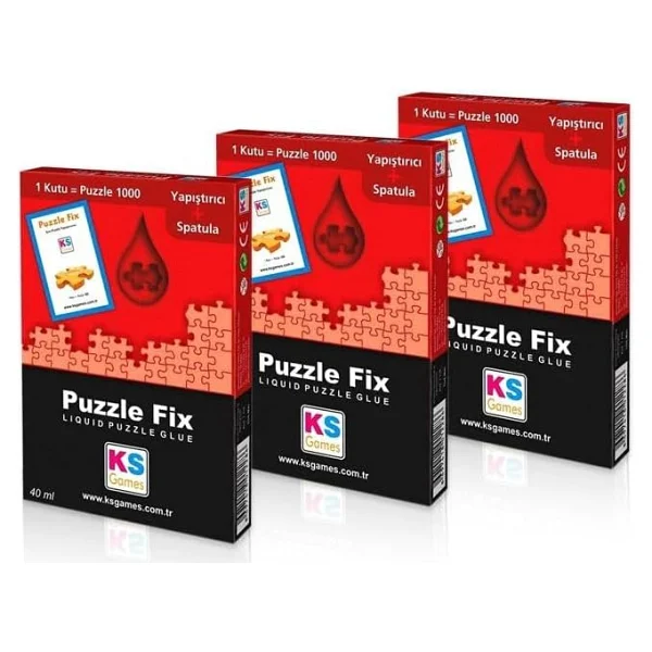 Ks Games 3x1000 Parçalık Puzzle Yapıştırıcısı (Set) - Görsel 2