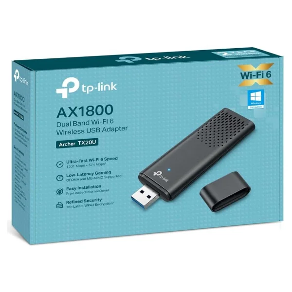 Tp-Link Archer Tx20u 1800 Mbps Kablosuz Ağ Adaptörü - Görsel 7