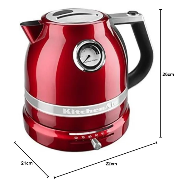 KitchenAid Artisan 5KEK1522ECA Candy Apple 2400 W 1.5 lt Çelik Kettle - Görsel 7