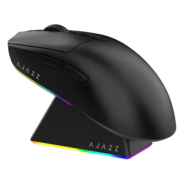 Ajazz Aj139 V2 MC Beyaz Şarjlı Optik Kablolu/Kablosuz Oyuncu Mouse - Görsel 7
