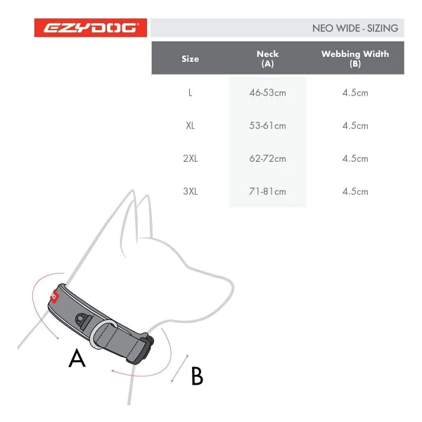 Ezydog Neo Classic Wide 2x-Large Köpek Boyun Tasması - Görsel 2
