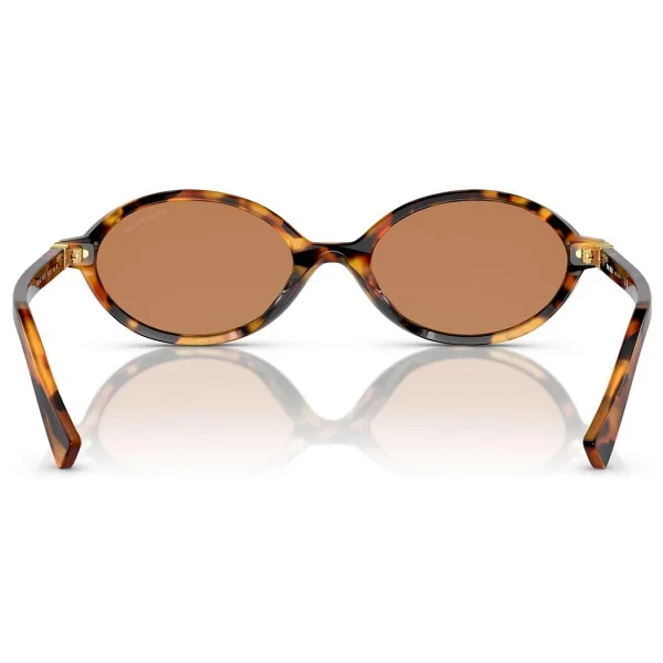 Miu Miu Regard 04zs 19p2z1 Light Havana-Brown Kadın Güneş Gözlüğü - Görsel 4