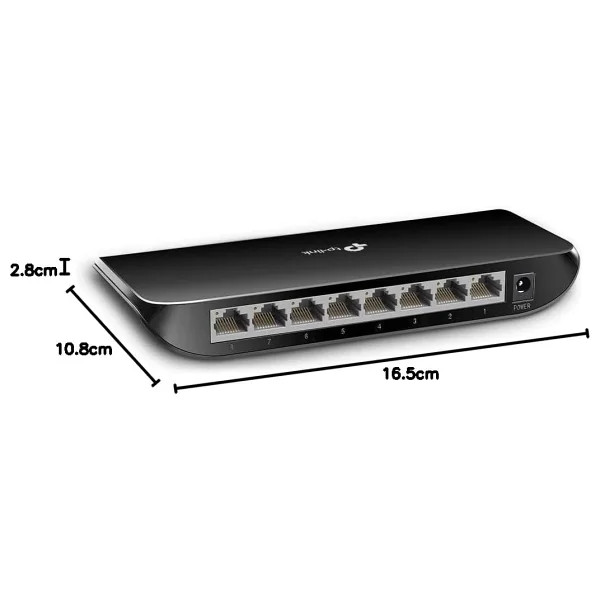 TP-Link Omada TL-SG1008D 8PORT Gigabit 10/100/1000 - Görsel 4