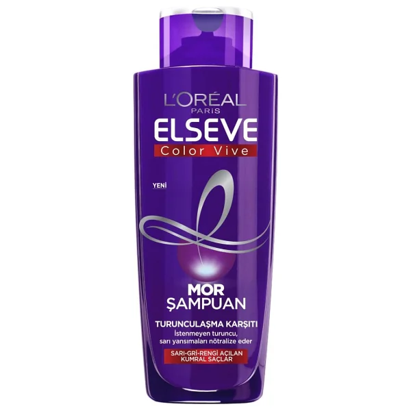 L'oreal Paris Elseve Color Vive Turunculaşma Karşıtı 200 Ml Mor Şampuan - Görsel 8