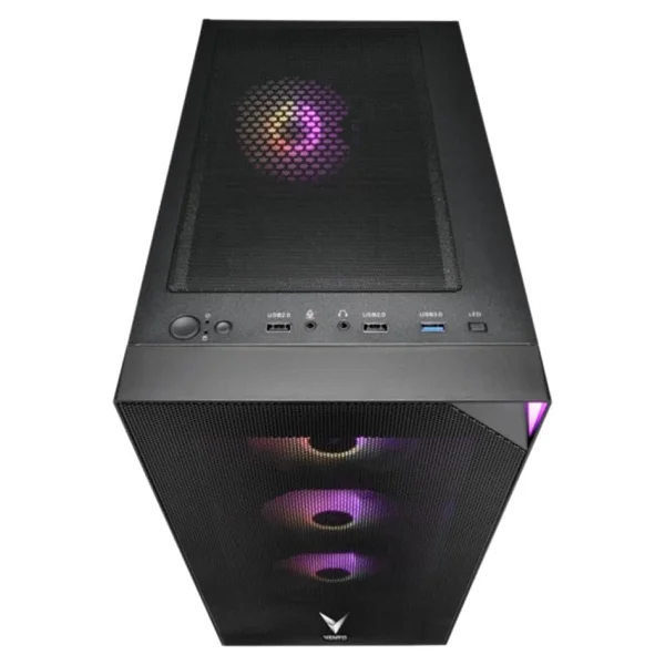 Vento VG4200S 750W 4x12CM RGB Fan E-ATX Meshed Panel 2xUSB2.0/1xUSB3.0 Siyah Gaming Kasa - Görsel 5