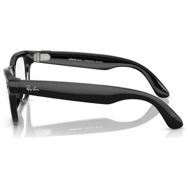 Ray-Ban Meta Skyler Rw4010 601/Ch Parlak Siyah-Ametist Akıllı Gözlük - Görsel 8