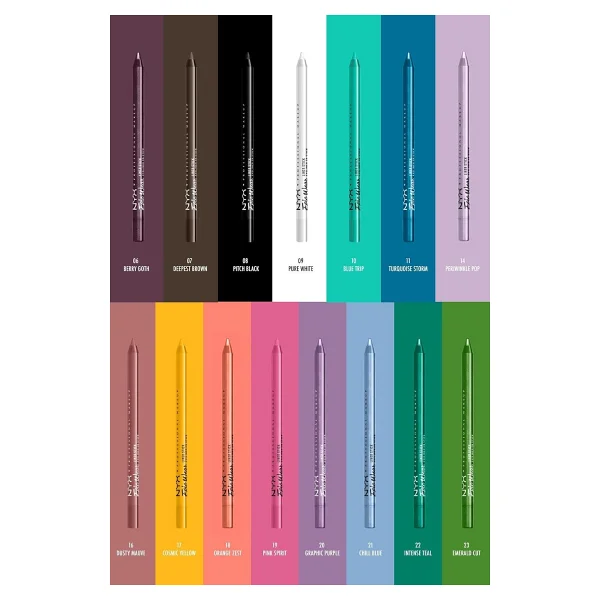 NYX Professional Makeup Epic Wear Liner Sticks Göz Kalemi - Pure White - Beyaz - Görsel 5