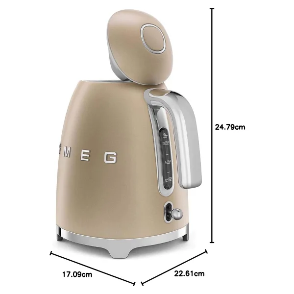 Smeg Klf03chmeu Mat Gold 2400 W 1.7 Lt Çelik Kettle - Görsel 8