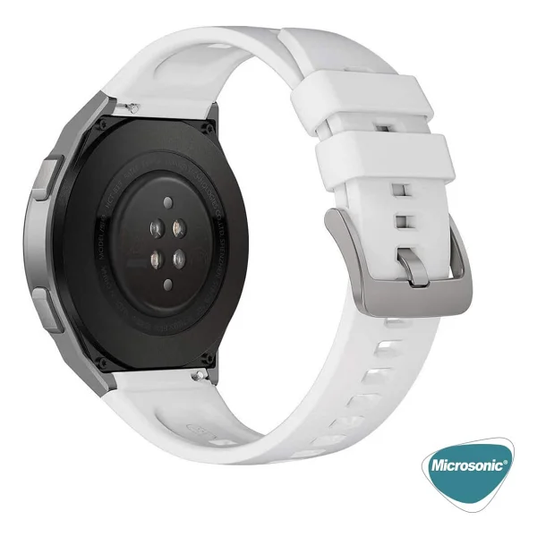 Microsonic Huawei Watch GT 2 Pro Siyah Silikon RapidBands Kordon - Görsel 5