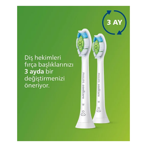 Philips HX6062/87 Sonicare Optimal White 2'li Diş Fırçası Başlığı - Görsel 5