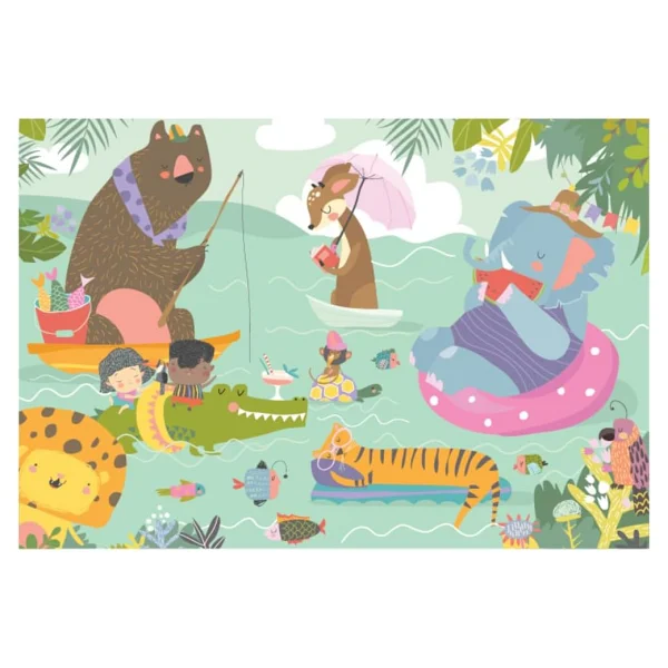 Blue Focus Cute Animals 150 Parça Puzzle Bf322 - Görsel 2