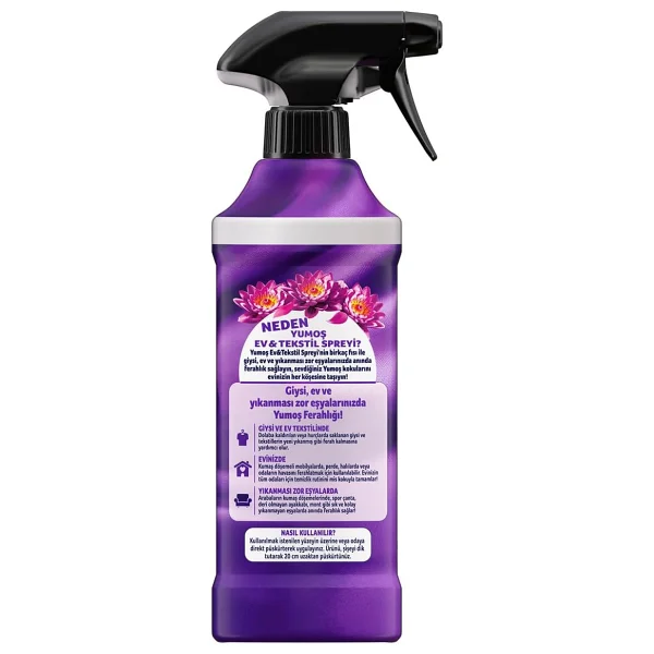 Yumoş Lotus Yıkaması Zor Eşyalar İçin Sprey 450 Ml 2'li - Görsel 8