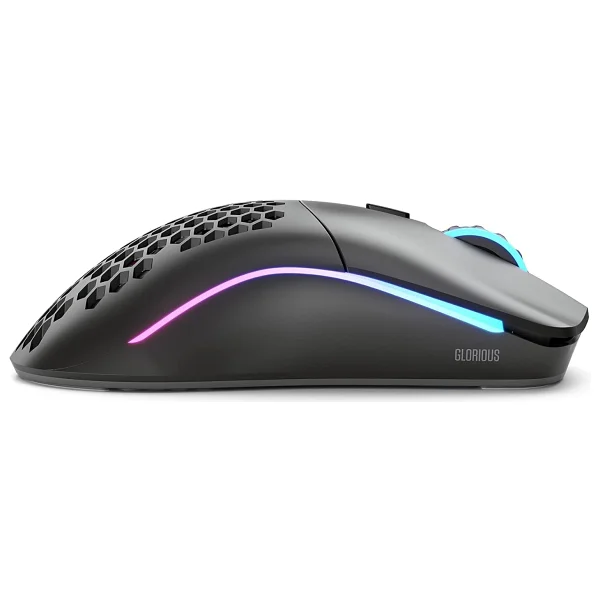 Glorious Model O Rgb Minus Kablosuz Bamf Sensörlü 19000 Dpi 65 Gram Gaming Mouse Mat Siyah - Görsel 4