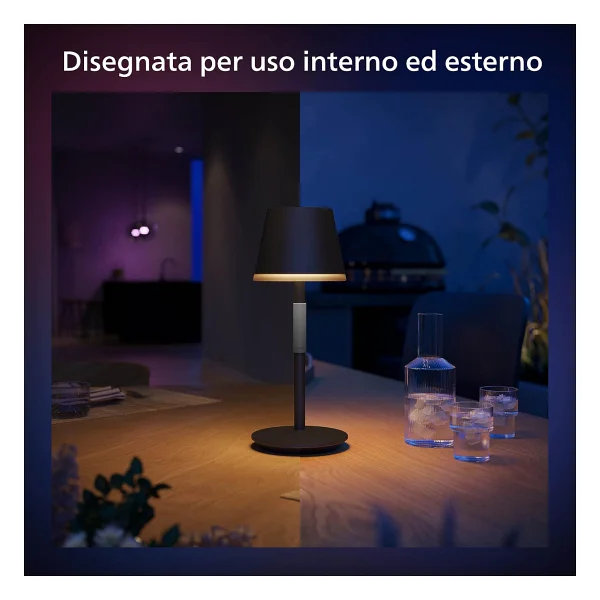 Philips Hue Go Belle Taşınabilir Akıllı Masa Lambası - Görsel 3