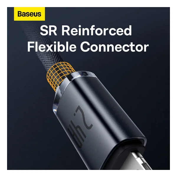 Baseus Crystal Shine 1.2 M USB To Lightning Hızlı Şarj Kablosu - Görsel 4