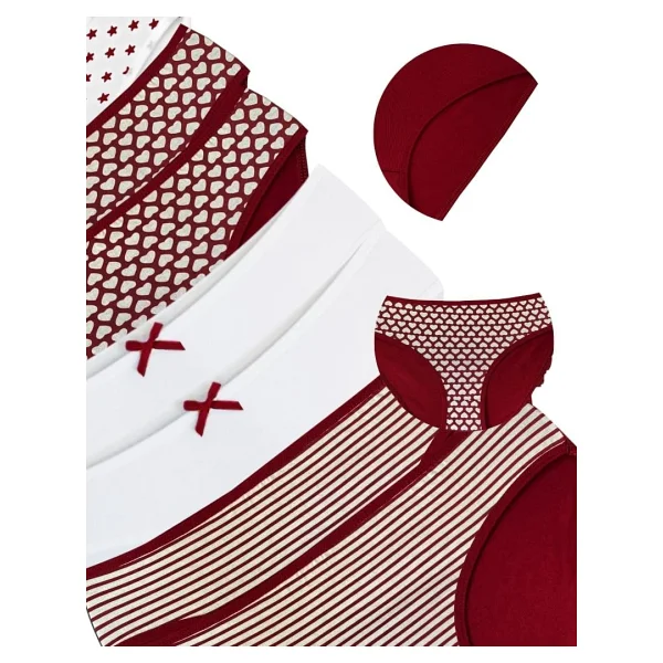 Alya Underwear Kız Çocuk Külot, Pamuklu, Rahat Kız Çocuk Slipleri 10'lu Paket (X27, 12-13 Yaş) - Görsel 3