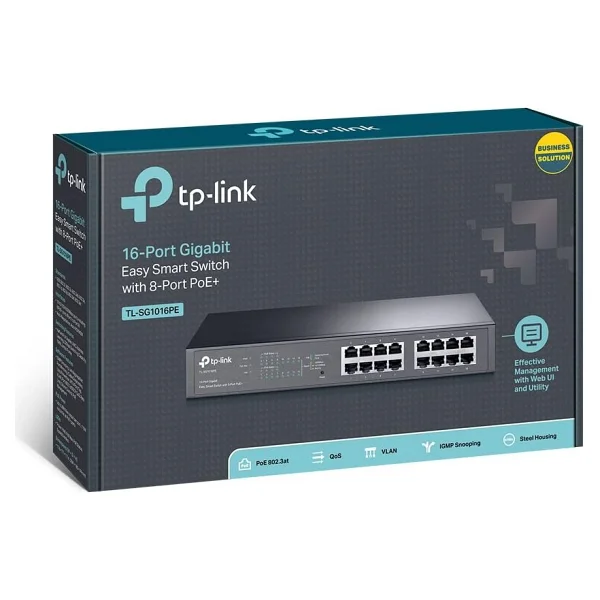Tp-Link Tl-Sg1016pe 8 Port 10/100/1000 Mbps Gigabit Switch - Görsel 4