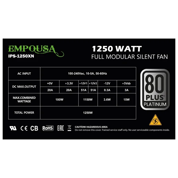 Inca Ips-1250xn 1250 W Power Supply - Görsel 8