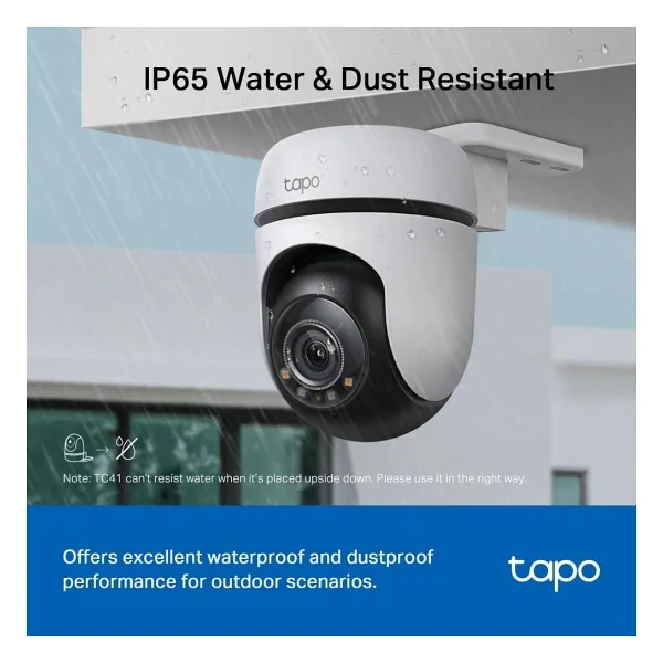 Tp-Link Tapo Tc41 Speed Dome 2k 360 Derece Gece Görüşlü Ip Wi-Fi Güvenlik Kamerası - Görsel 8