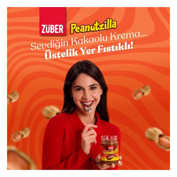 Züber Peanutzilla Kakaolu Fıstık Kreması 315 Gr - Görsel 4