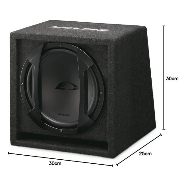 Alpine SBE-1044BR 500 W Kabinli Subwoofer Oto Hoparlör - Görsel 5