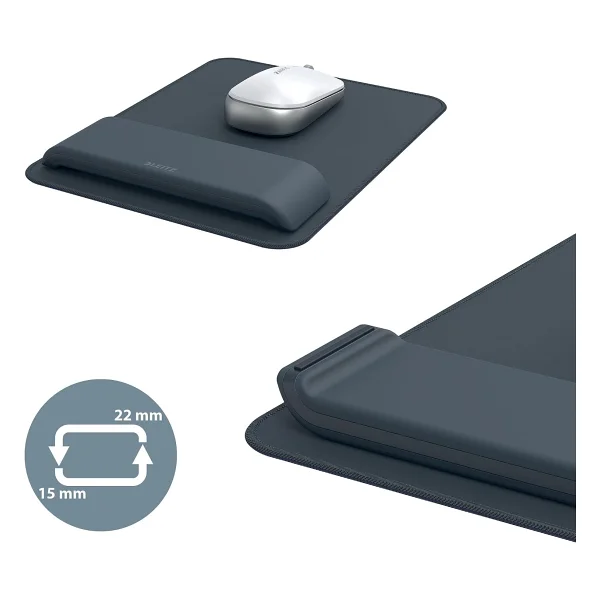 Leitz Ergo Ayarlanabilir Bilek Desteğine Sahip Mouse Pad, 65170089, Bilek desteği ve Mouse Altlığı - Görsel 4